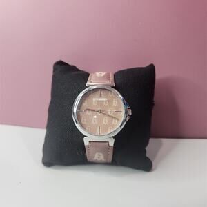 Steve Madden NYC‎ Women’s Watch Mauve/Tan Logo Wristwatch NIB